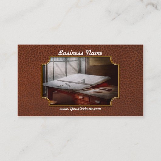 Tekenen - Voordat computers bestonden Visitekaartje (Voorkant)