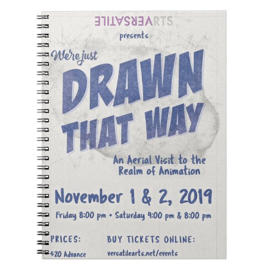 Tekenen zo Veelzijdig Show Poster Notitieboek (Voorkant)