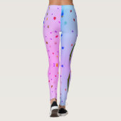 Tekenend afbeelding van vele kleuren leggings (Achterkant)