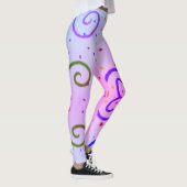 Tekenend afbeelding van vele kleuren leggings (Rechts)