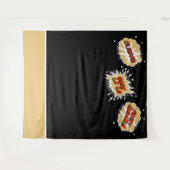 Tekenfilm Bellen Quotes Bruiloft Foto Achtergrond Wandkleed (Voorkant (horizontaal))