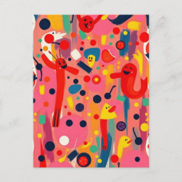 tekenfilm briefkaart