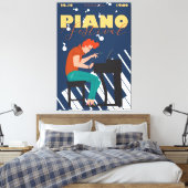 tekenfilm canvas afdruk (Insitu (Slaapkamer))