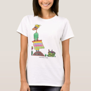 tekenfilm op picknick/t-shirt t-shirt