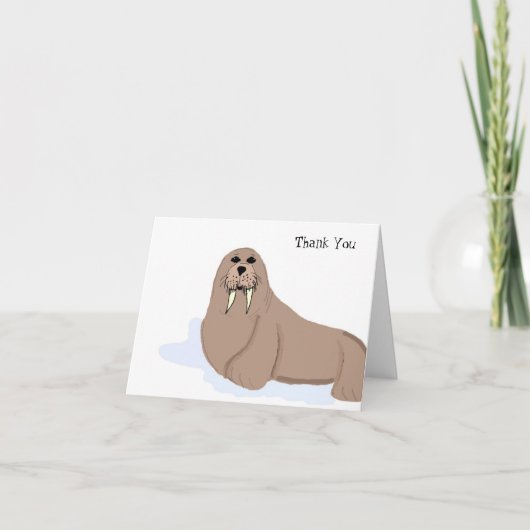 Tekenfilm Walrus Bedankt (Voorkant)