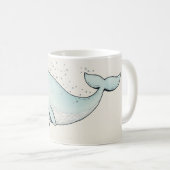 Tekenfilm Walvis Tekening Koffiemok (Voorkant rechts)