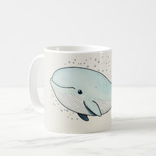 Tekenfilm Walvis Tekening Koffiemok