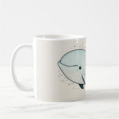 Tekenfilm Walvis Tekening Koffiemok (Links)