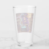 Tekenfilmheks maakt liefdesdrank glas (Achterkant)