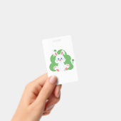 Tekenfilmkonijn spettert badge (Handheld)