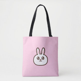 Tekenfilmkonijn tote bag