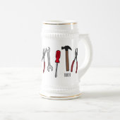 Tekengereedschappen voor cartoon bierpul (Voorkant rechts)