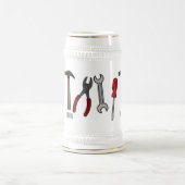 Tekengereedschappen voor cartoon bierpul (Center)