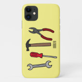 Tekengereedschappen voor cartoon Case-Mate iPhone case (Achterkant)