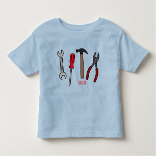 Tekengereedschappen voor cartoon kinder shirts