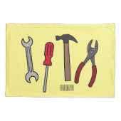 Tekengereedschappen voor cartoon kussensloop (Achterkant)