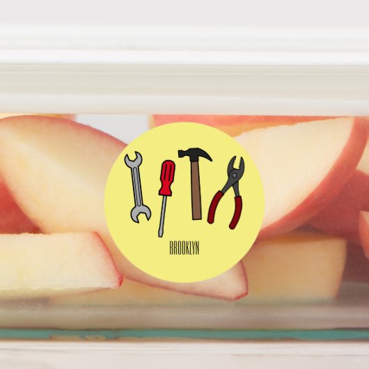Tekengereedschappen voor cartoon labels (Aangebracht)