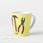 Tekengereedschappen voor cartoon latte mok (Rechterhoek)