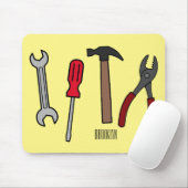 Tekengereedschappen voor cartoon muismat (Met muis)