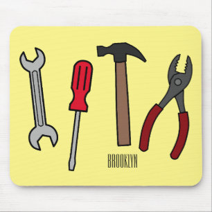 Tekengereedschappen voor cartoon muismat