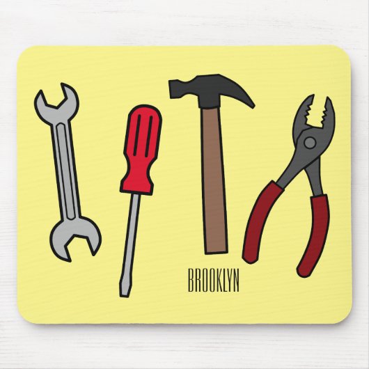 Tekengereedschappen voor cartoon muismat (Voorkant)