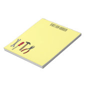 Tekengereedschappen voor cartoon notitieblok (Linkerzijde)