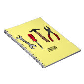 Tekengereedschappen voor cartoon notitieboek (Rechterzijde)