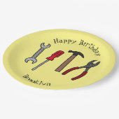 Tekengereedschappen voor cartoon papieren bordje (Gekanteld)