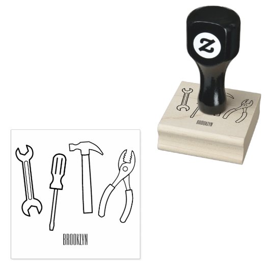 Tekengereedschappen voor cartoon rubberstempel (Gestempeld)