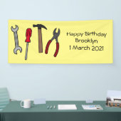 Tekengereedschappen voor cartoon spandoek (Beurs)