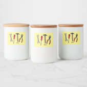 Tekengereedschappen voor cartoon voedselcontainer etiket (Flessen)