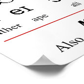 Tekengrafiek van het Initiaal-onderwijsalfabet Poster (Hoek)