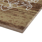 Tekenhandleiding: vleeskuikens van meer konijnenvl snijplank (Hoek)