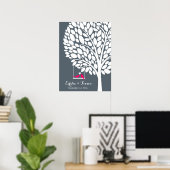 tekenherdenkingsboomgaard roze poster (Thuiskantoor)