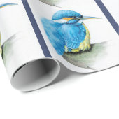 tekenhertoginnenschildervogelpluim cadeaupapier (Rol Hoek)