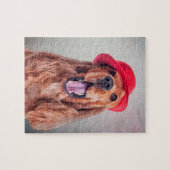 Tekenhond Engels Cocker Spaniel portret Legpuzzel (Horizontaal)