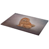 Tekenhondchow Snijplank (Hoek)