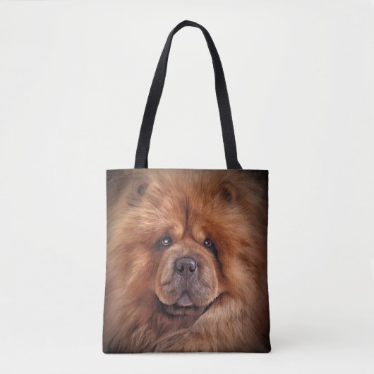 Tekenhondchow Tote Bag (Voorkant)