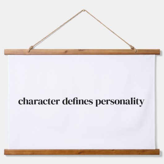 Tekenhouten wandtapijt hangend wandkleed (Voorkant)