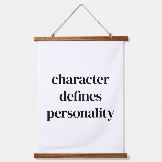 Tekenhouten wandtapijt hangend wandkleed (Voorkant)