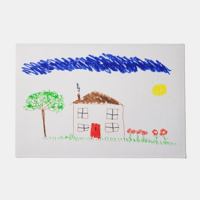 Tekenhuis van een deurmat (Voorkant)