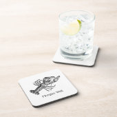 tekening #1 bier onderzetter (Rechterzijde)