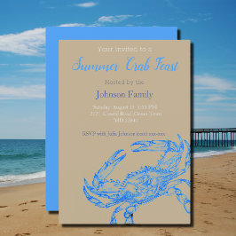  tekening - Aankondiging blauwe krab