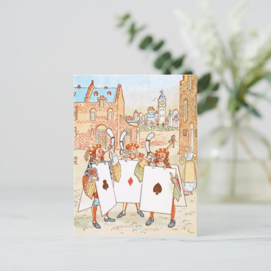  tekening: Ace Knight Briefkaart (Staand voorkant)