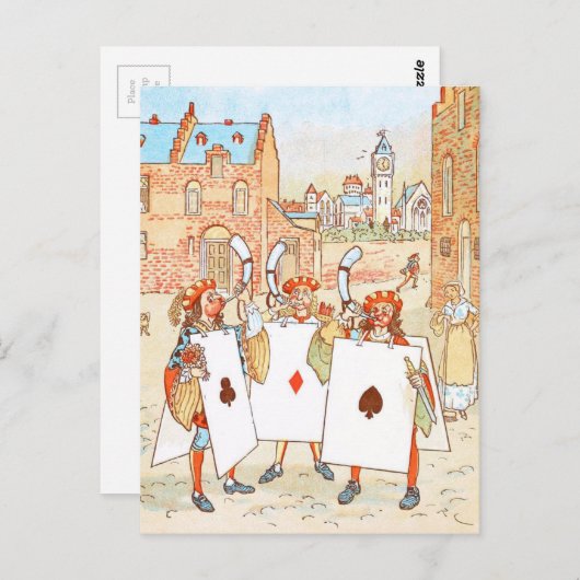  tekening: Ace Knight Briefkaart (Voorkant / Achterkant)