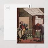 tekening: Antiek fotograaf Briefkaart (Voorkant / Achterkant)