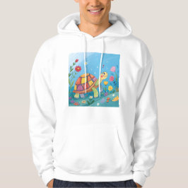 Tekening Baby Schildpad Hoodie