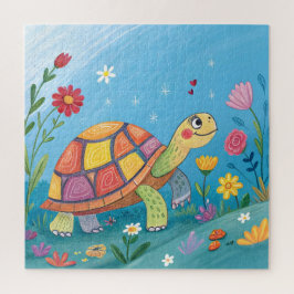 Tekening Baby Schildpad Legpuzzel