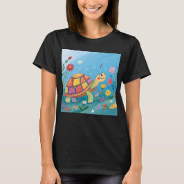 Tekening Baby Schildpad T-shirt