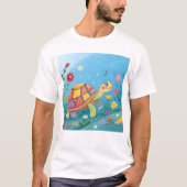 Tekening Baby Schildpad T-shirt (Voorkant)